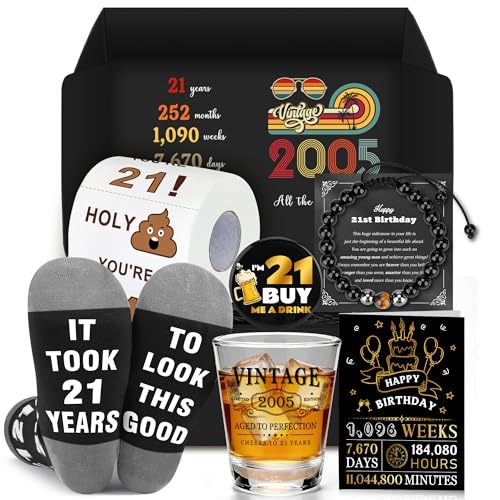 21st Birthday Gifts for Him Funny Gift Ideas for 21 Year Old Male Cool 21 Years Old Birthday Gifts...