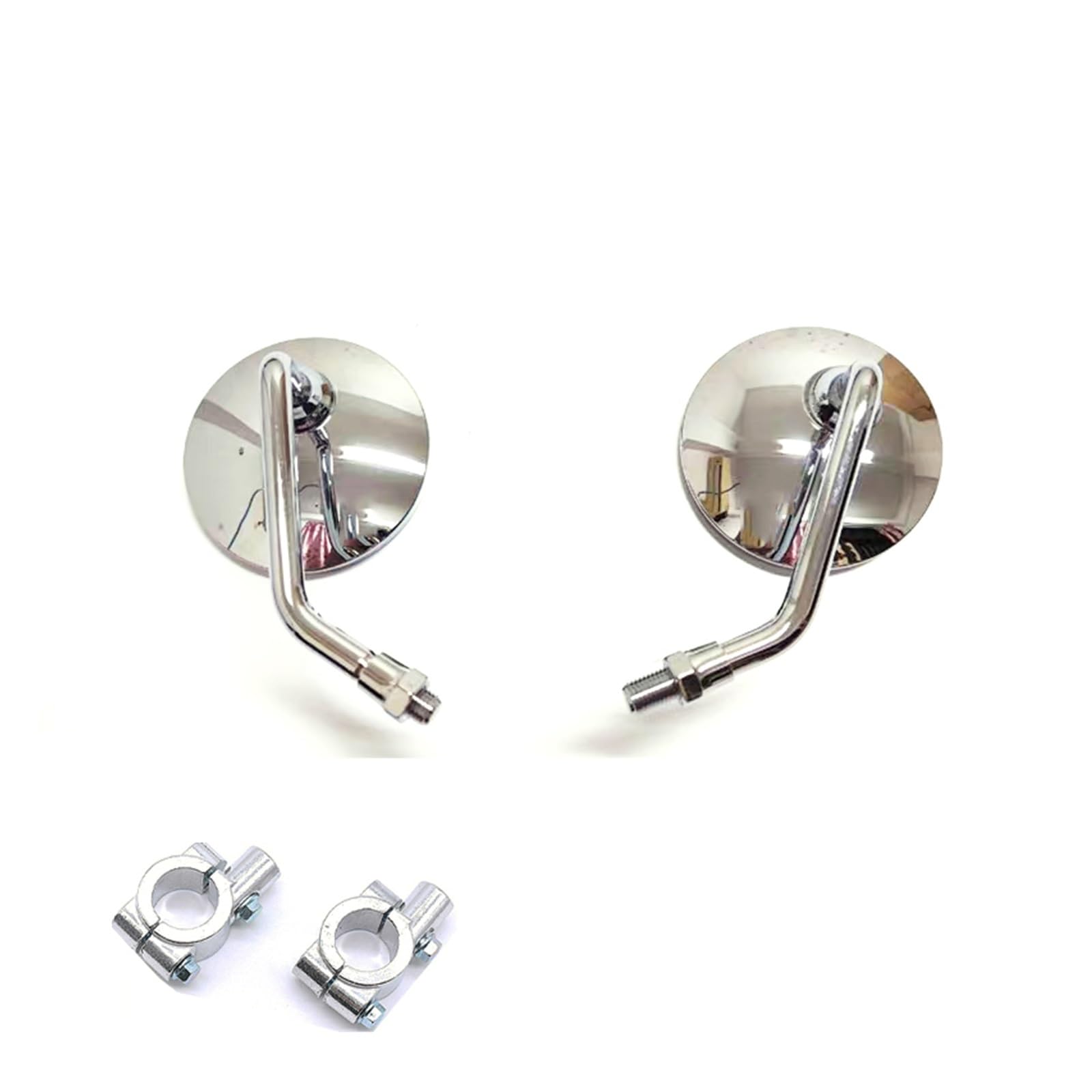 Moto Lusterko końcówkowe kierownicy Motocyklowa k Pasuje Do Lusterek Wstecznych Motocykla Pasuje Do Honda ABS 7/8 ''8/10 MM Uniwersalne Okrągłe Lustro