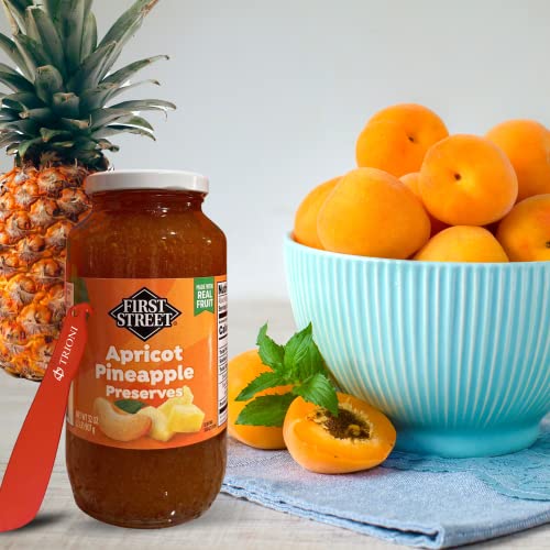 Apricot Pineapple Preserves Bundle Contains Of Two (2) 32 Oz Jar Of Apricot Pineapple Preserves First Street A Spreadable Fruit Along With Our Trioni Multi Purpose Sandwich Spreader! #TOP3