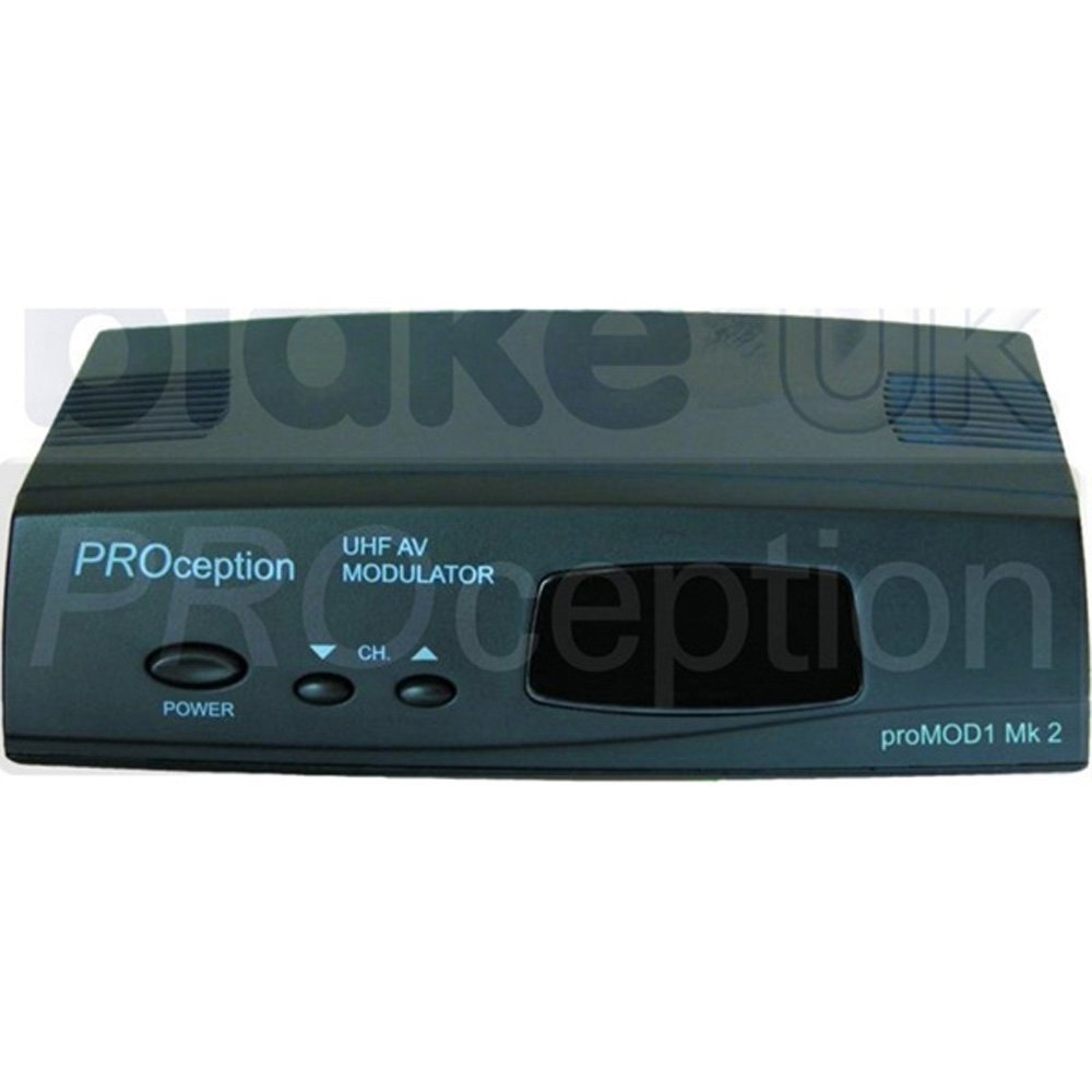 Proception UHF AV Modulator with Digital Display and Scart Input