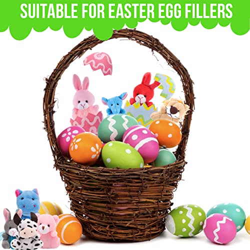 image for ASONA 24 Pack Mini Stuffed Animal and Plush Toy Assortment，Animals K