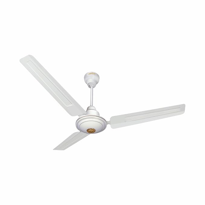 ACTIVA 1200mm High Speed Ceiling Fan | 390 RPM High Speed Air Delivery | BEE & BIS Approved | Anti-Dust Coating | Apsra Ceiling Fan with 2 Years Warranty | White