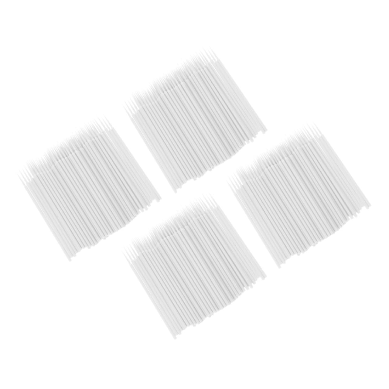 OSOLADY Wide Sticks Set 4 Pack Makeup Applicator Sticks Oral Care Swabs Lip Wand Salon Home Use