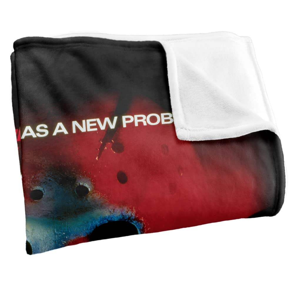 LOGOVISION Friday THE 13TH Seidiges Kuscheltuch, superweich, 152 x 127 cm