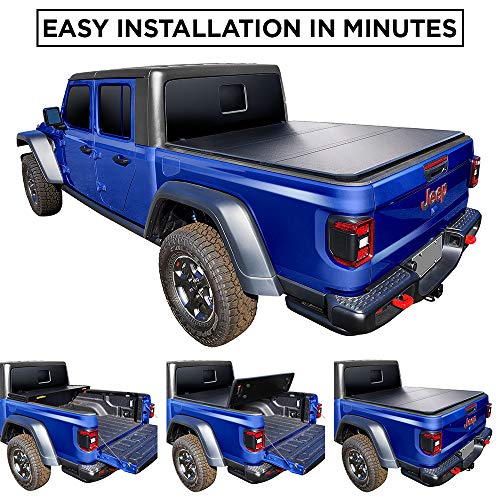 Tyger Auto T5 Alloy Hardtop Tonneau Cover for Jeep Gladiator JT