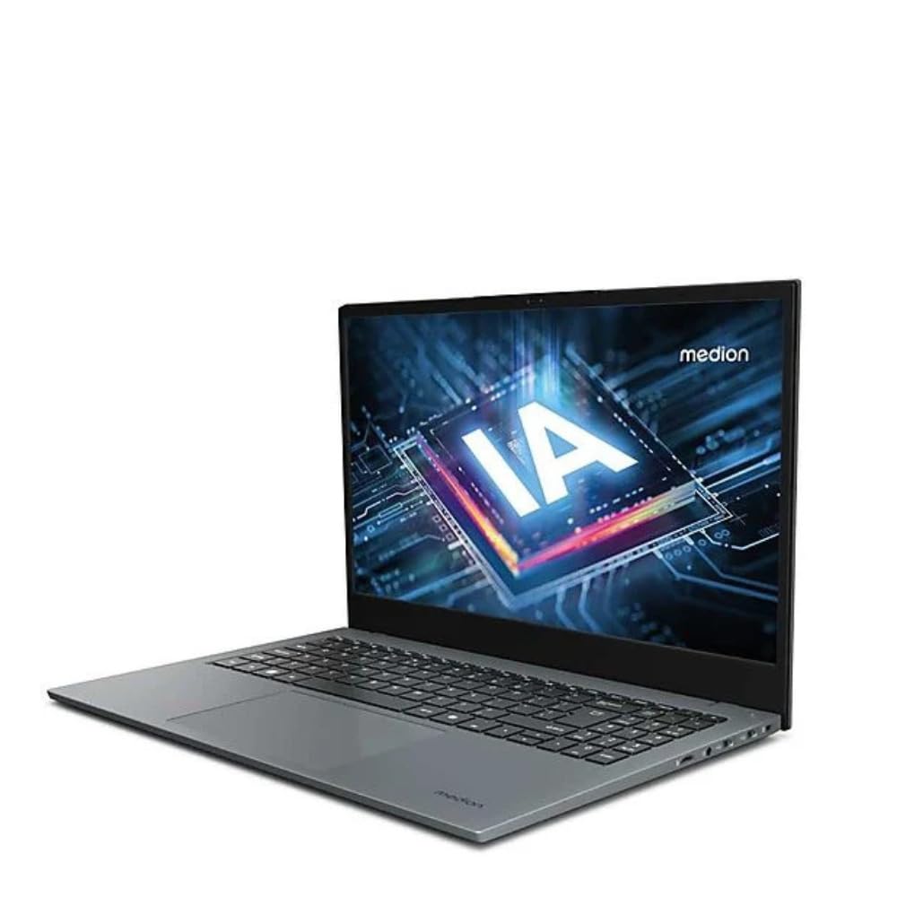MEDION NOTEBOOK Elite E15443 MD62621 - Ordenador Portátil 15.6", Full HD, Intel Core™ Ultra 5, 16GB RAM, 512GB SSD, Sin GPU Dedicada, WiFi, Windows 11 Home, Plata
