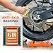 Grand Pitstop Motorcycle Wheel Cleaning Stand - Paddock Stand Replacement - Wheel Roller Stand for tire Cleaning & Chain Lubrication - GRoller Medium (Bikes < 485 lb & Tyre Width <180 mm)