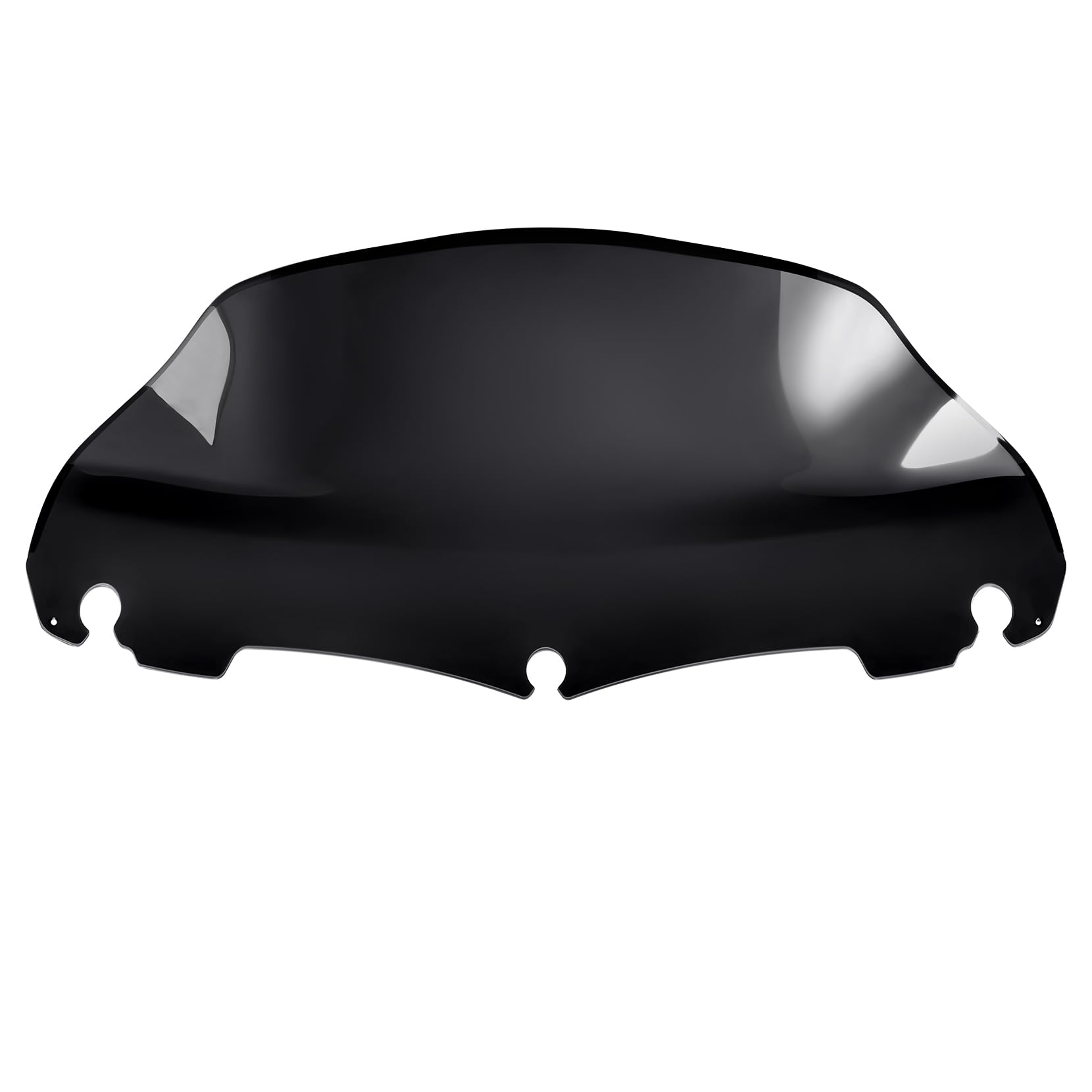 Amazicha Black 9" Wave Windshield Windscreen Compatible for 2014-2023 Harley Davidson Touring Street Glide Electra Glide Ultra Limited Tri Glide FLHT FLHX FLHXS FLHTK 14-23