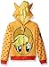 My Little Pony Little Girls' Apple Jack Costume Zip-up Hoodie, Orange/Yellow, 4
