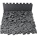 Feleph Masonry Profile Bricks Set Bulk 260 Pieces Building Blocks for House Construction Wall Multicolored MOC Parts Creative Toy Kit Compatible with Major Brand (Dark Gray)