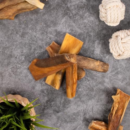 Lyra Pet® 10 kg Rinderkopfhaut 10000 g Goldbraun Kaustreifen Kausnack Leckerli Hundefutter