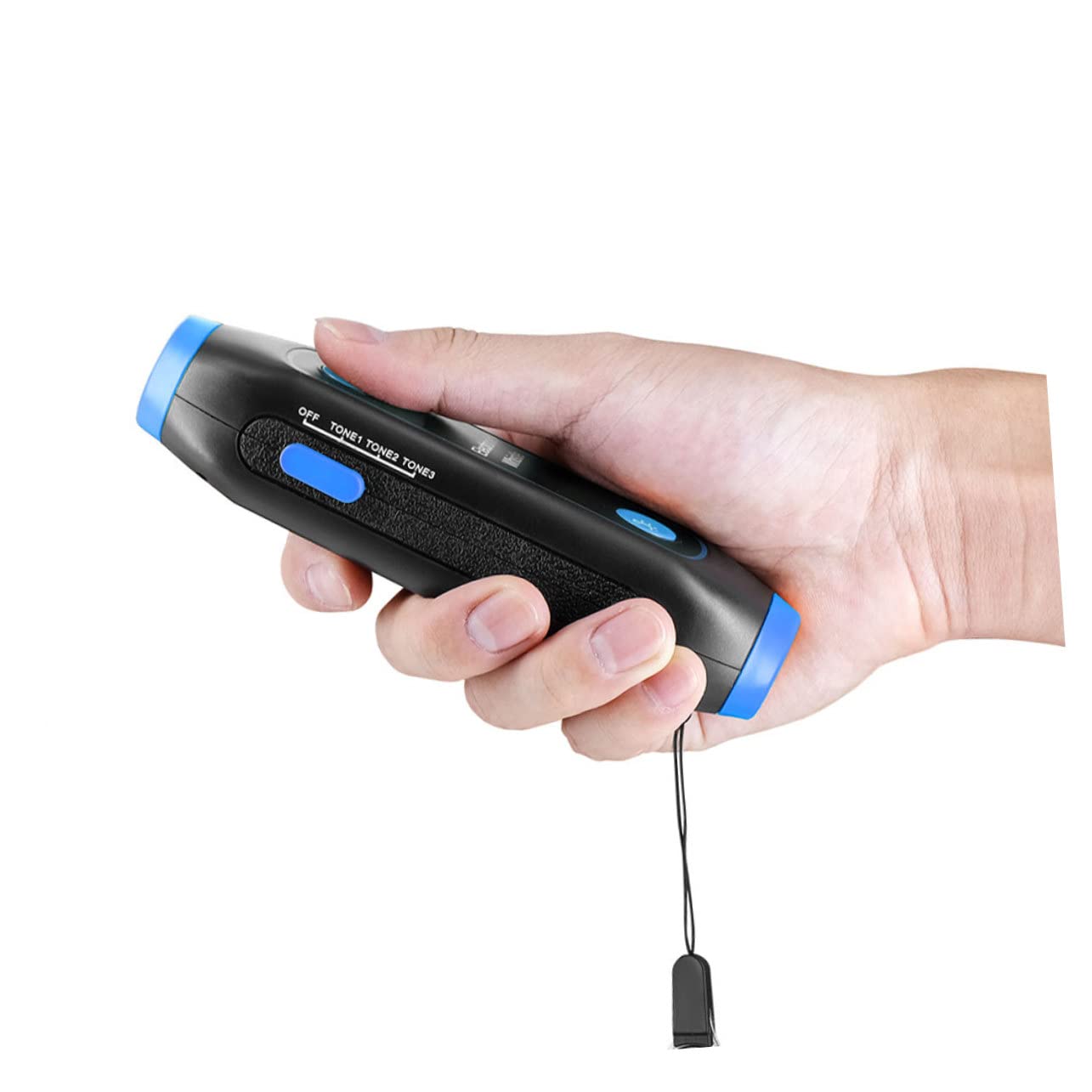 Elektrische Pfeife für Trainer in Blau mit Sos Licht und Taschenlampe