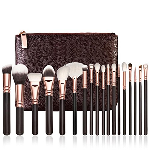 Preisvergleich Produktbild Btruely Makeup Pinsel 18PCS Professionelle Kosmetik Pinsel Aufbewahrungstasche Makeup Brush Set Lippen Make-up Pinsel Lidschatten Make-up