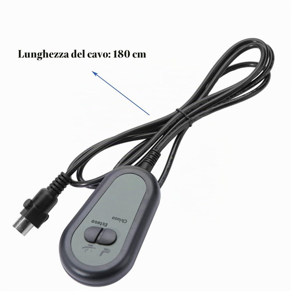Telecomando per Sedia Elettrica, Controller Reclinabile Controller Reclinabile Elettrico con ABS Ricambi Reclinabili con 2 Pulsanti di Controllo Manuale per Poltrona Reclinabile e Sollevamento