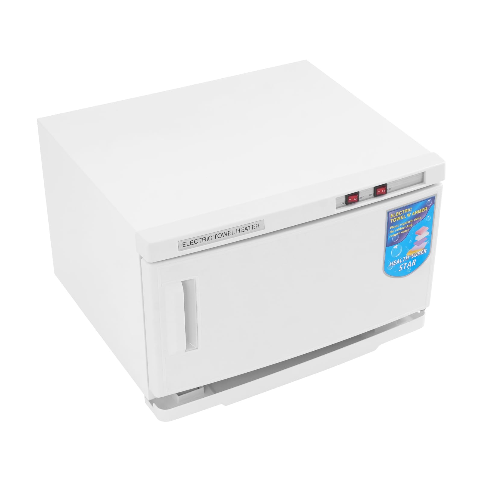 25L Handtuchwärmer, Heißes Handtuch Sterilisator, UV-Licht Sterilisator, Kompressen Towel Handtuch Wärmer für Friseursalon Kosmetikstudio Spa (Weiß)