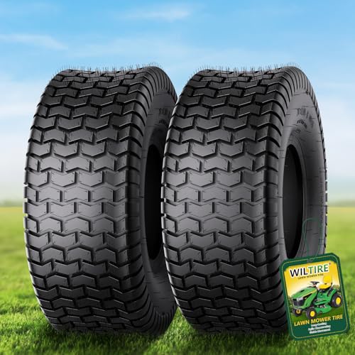 Wiltire 2 Pack 20x8.00-8 Lawn Mower Tire,20x8x8 Lawn Tractor Riding Mower Turf Tires for Zero Turn Mowers, ATVs, Garden Tractors, Golf Carts,20x8-8 nhs Garden Tire, 4 Ply Tubeless,965lbs Capacity