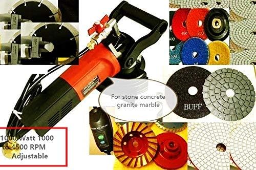 4" Wet Polisher Grinder Sander 45+1 Diamond Polishing Pad Buffer cutting blade grinding cup stone granite marble concrete fabrication cutter masonry lapidary terrazzo repair tarvertine maintenance