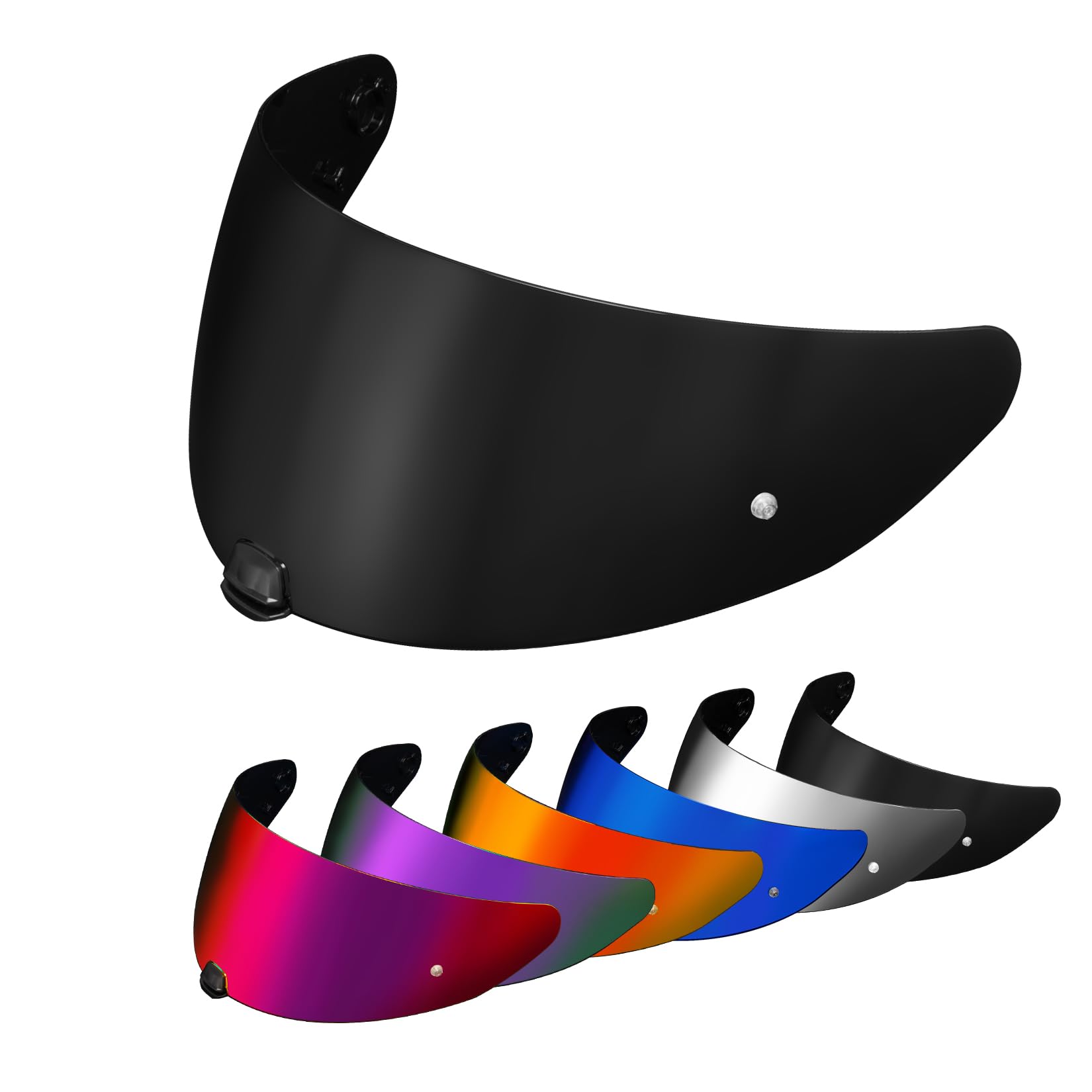 PSLER i10 HJ-31 i70 Visor- i10 Helmet Visor HJ 31Helmet Face Shield motorcycle Shield Accessories Replacement for i10 HJ-31 i70,Dark Black