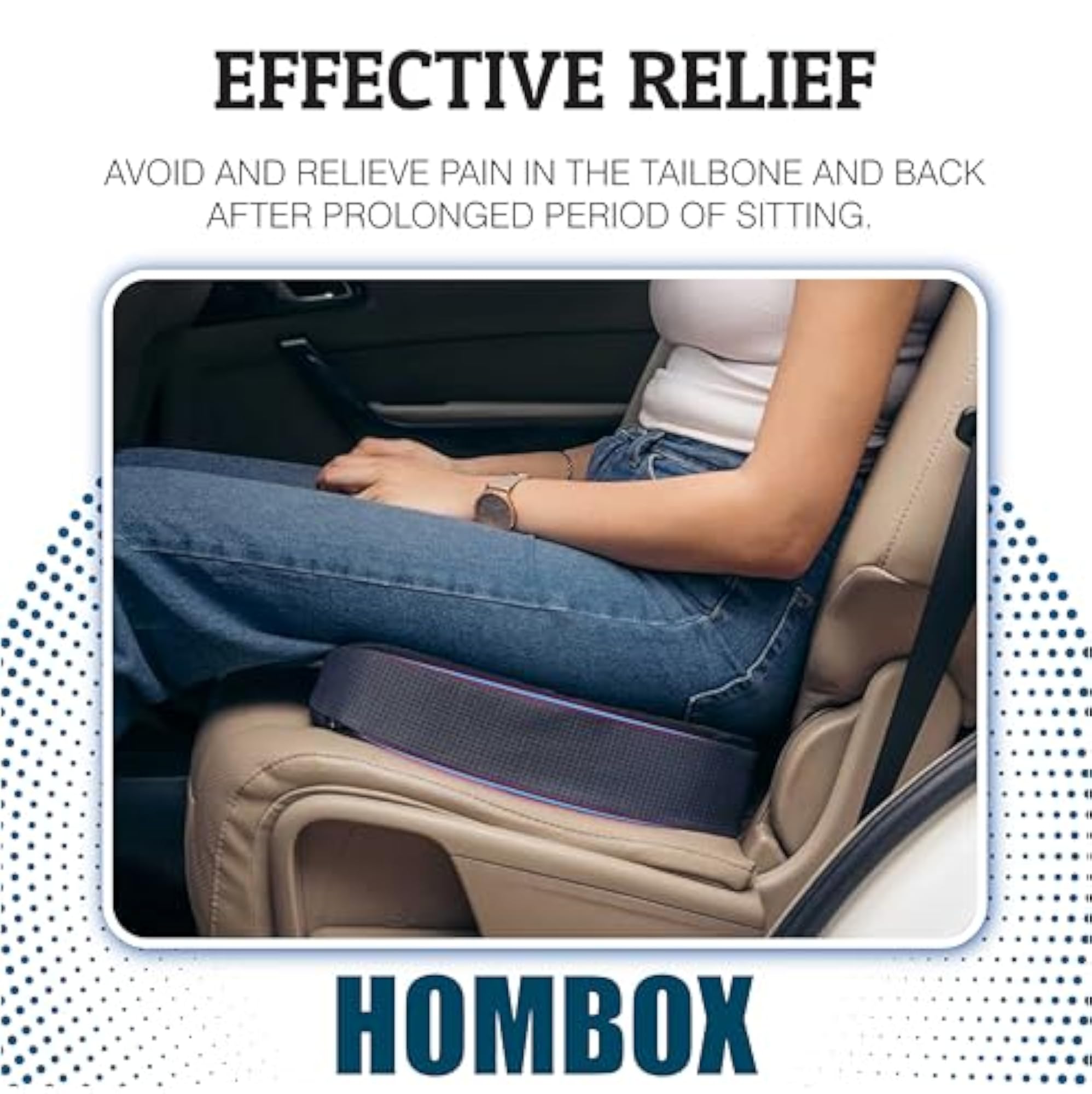 Donut Seat Cushion for Sitting, Orthopedic Memory Foam
