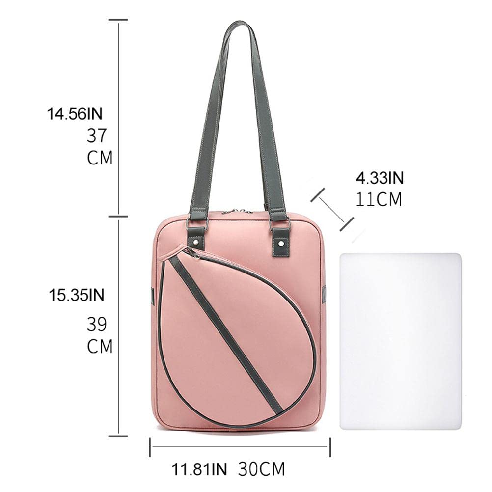 KENANLAN Borse da tennis da donna, borsa da badminton, borsa da badminton, borsa da tennis, borsa a tracolla per uomo e donna, per tenere racchette da tennis, borsa da palestra portatile per sport