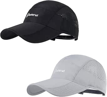 Geyanuo Running Hat For Men & Women - Quick Dry Mesh Baseball Cap, Adjustable, Sun Protection, One Size Fits Most - View #2