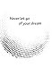 Produktbild Never let go of your dream: Dot Graphic On The White Cover Notebook Journal Diary, This notebook journal with 110 pages (8.5 x 11) inches,Graph 72pages Dashlines 38pages