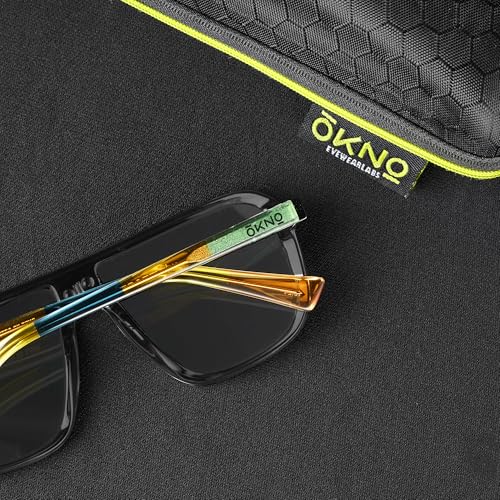 Image of Eyewearlabs OKNO | Polarized Over-Sized Unilens Rectangular Branded Stylish Sunglasses For Men & Women | 100% UV Protection Shades | Cricket Sports Cycling Driving | RYFT