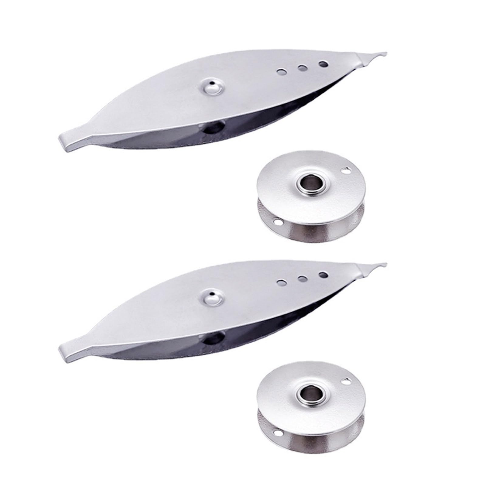 Kalttoy Sturdy Metal Bobbins Set of 2 for Thread Spooling in Quilting and Tailoring Sewing Shuttles