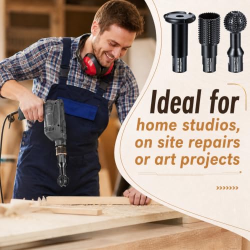 Rebabas esféricas para amoladoras angulares en proyectos de carpintería creativa 7