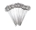 Honbay 30pcs DIY Round Shape Ring Loop Craft Wire Clip Table Card Note Photo Memo Holder Metal Clamp Clay Cake Decoration Accessories