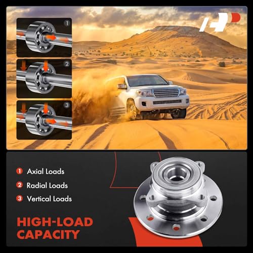 A-Premium Front Wheel Bearing and Hub Assembly Compatible with Chevrolet by A-Premium - Used condition - Image 4