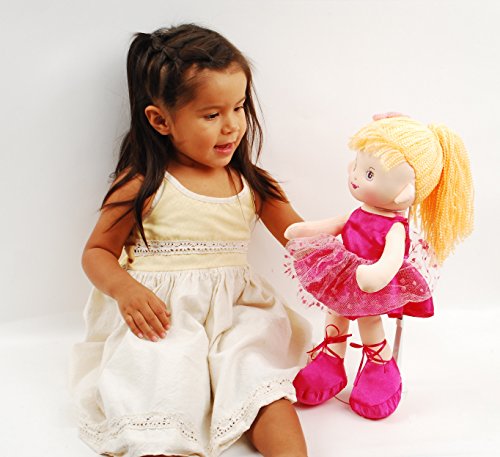 Muñeca de trapo Linzy Valerie Ballerina 16 pulgadas miniatura 4
