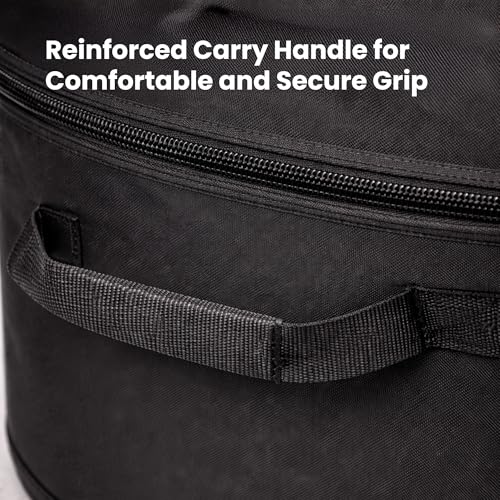 Gearlux 5-Piece Drum Bag Set with 10mm Padding for 12" Tom, 13" Tom, 14" Snare, 16" Floor Tom, 22" Bass Drum by Gearlux - Image 4
