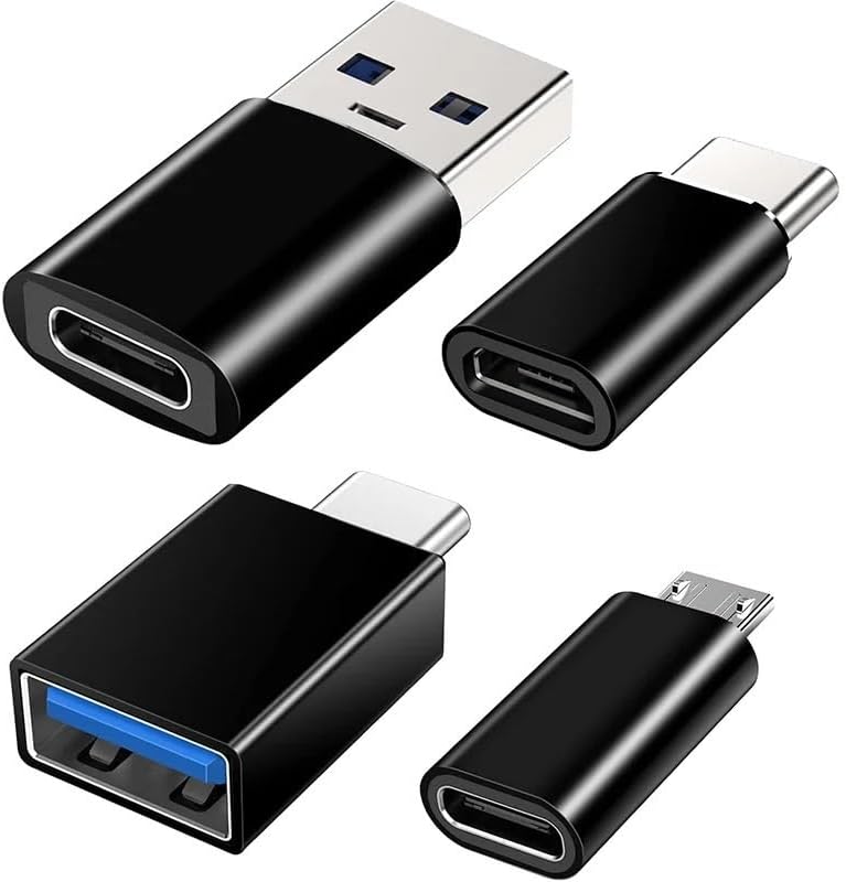 Compatible with 4pcs USB to C Adapter Set USBC to USB3.0 OTG