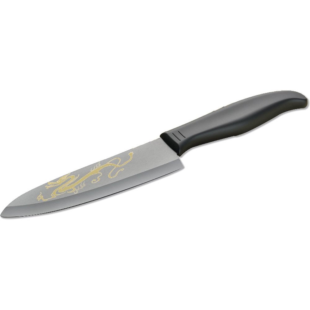 Esmeyer Santuko Ceramic Knife Dragon, Black, 31.5 x 8.5 x 3.5 cm
