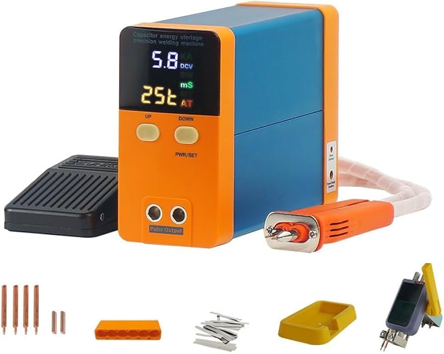 Lithium Cell/Battery, Capacitor Energy -Storage Precision Pulse Spot Welding Machine, 801B-11.6KW High Power With Welding Pen.