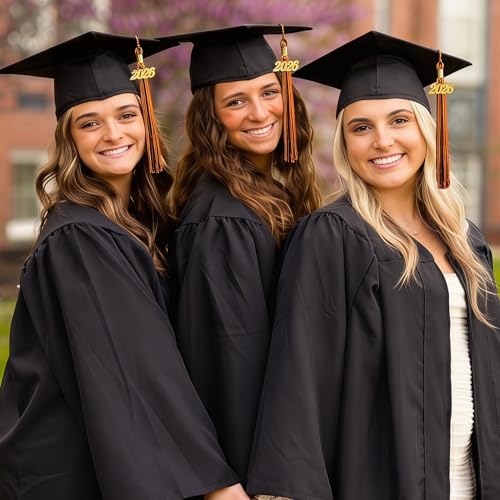 Image of GraduationMall Single&Multiple Color Graduation Tassel with 2026 Year Charm 9 inch