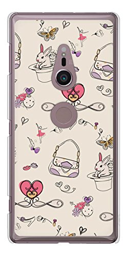 Amazon.co.jp: au Xperia XZ2 SOV37 ハード ケース カバー 705 うさぎ