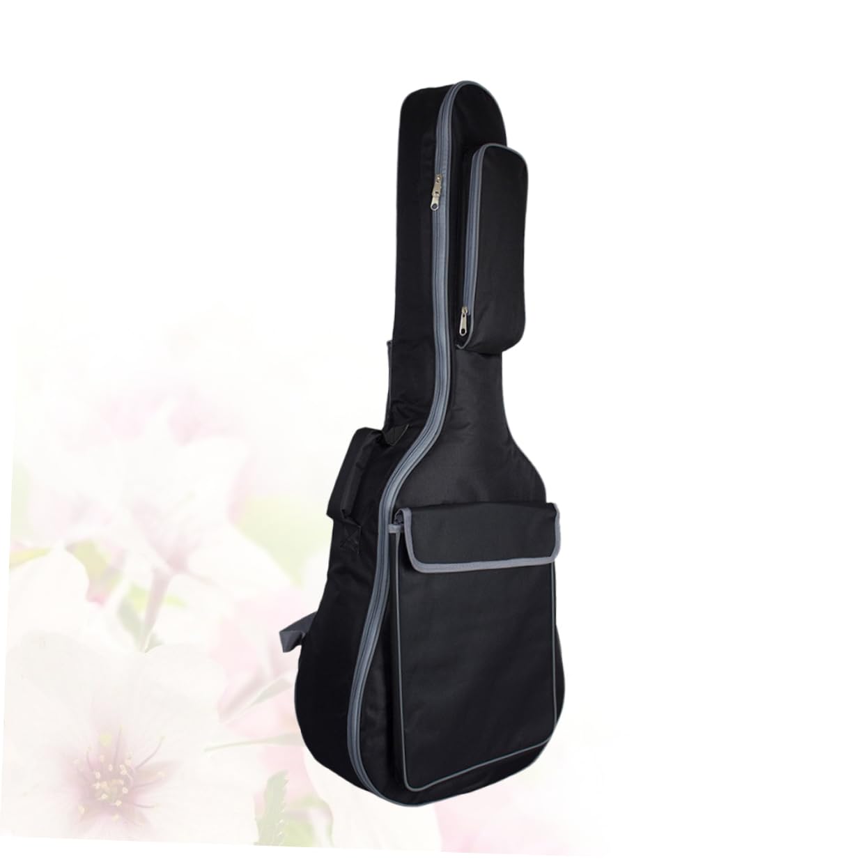 Gitarrentasche für Akustikgitarre mit Doppelten Gepolsterten Gurten aus Nylon 41 Zoll Robuster Schutz und Bequemer Rucksack für Sicheren Transport