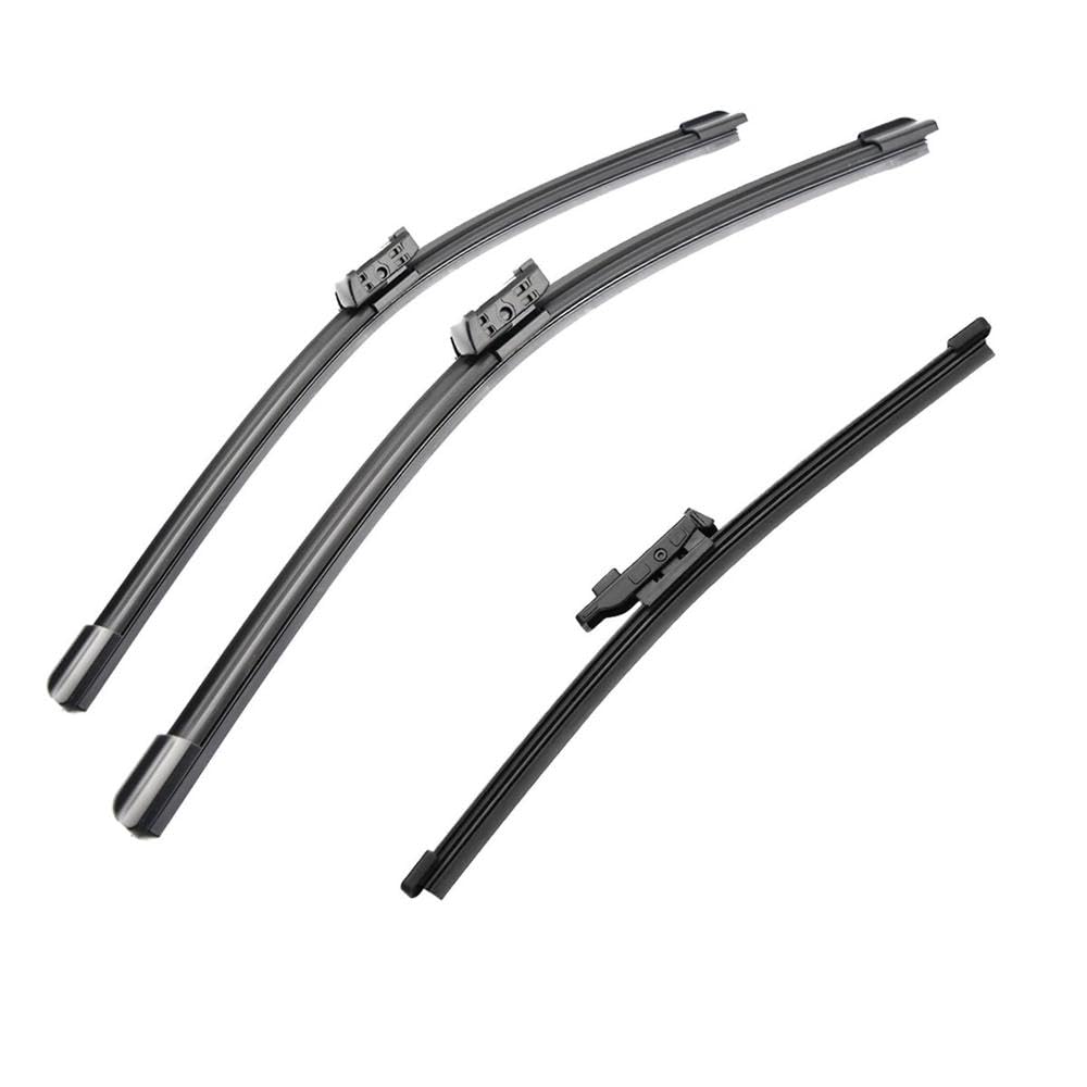 3 Uds Para Golf 8 2020-2021 Escobillas Limpiaparabrisas Delanteras Traseras Accesorios Ventana Parabrisas 26 "+ 18" + 10" Limpieza Parabrisas