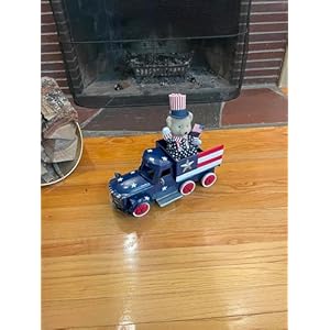 9" Patriotic Tabletop Sitting Teddy Bear 9 Patriotic Tabletop Sitting Teddy Bear