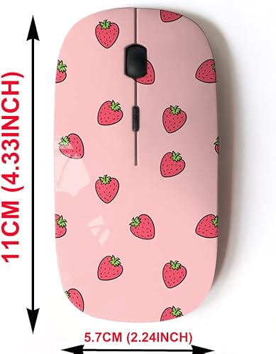 Miniatura 2 de Ratón inalámbrico 2.4G con bonito diseño de patrón para todas las computadoras portátiles y computadoras de escritorio con nano receptor -
