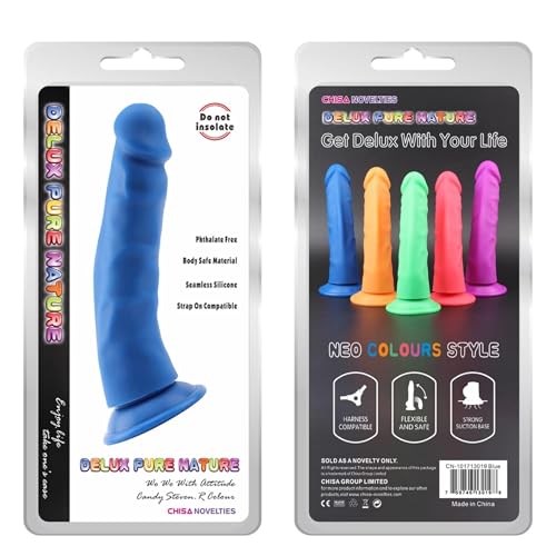 Chisa Novelties Steven.R Godemichet Ă ventouse Bleu 22,4 cm