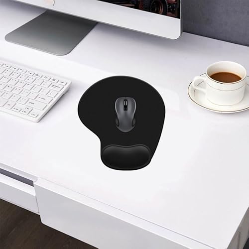 Alfombrilla ergonomica para ratón. Almohadilla con reposamuñecas de Gel ergonómico para pc. Base de Goma Antideslizante. Mouse Pad ergonómica de microfibras (Ergo 2.0) - imagen 9