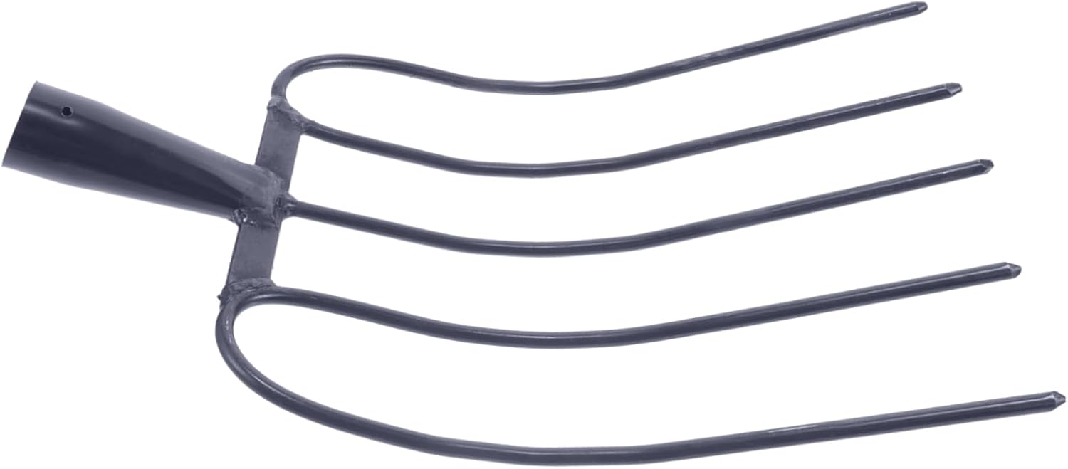 Versatile Manure Fork Garden Hand Fork Heavy Duty Manure Head Gardening Pitch Lightweight Agricultural