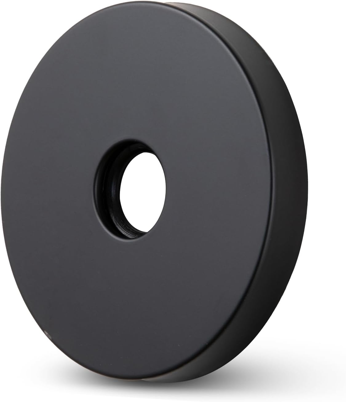 OFFO Extra Large Shower Arm Flange 3.5" in Outer Diameter Replacement Shower Head Arm Escutcheon Plate Suitable for Most Brands Shower Head Arms, Matte Black