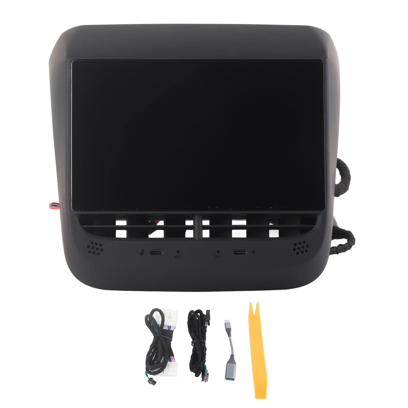 Écran D'affichage de Siège Arrière pour Modèle 3 Modèle Y Système de Divertissement à écran LCD HD 1024x600 7 Pouces Lecteur Multimédia 2 + 32 Go ROM avec Chauffage de