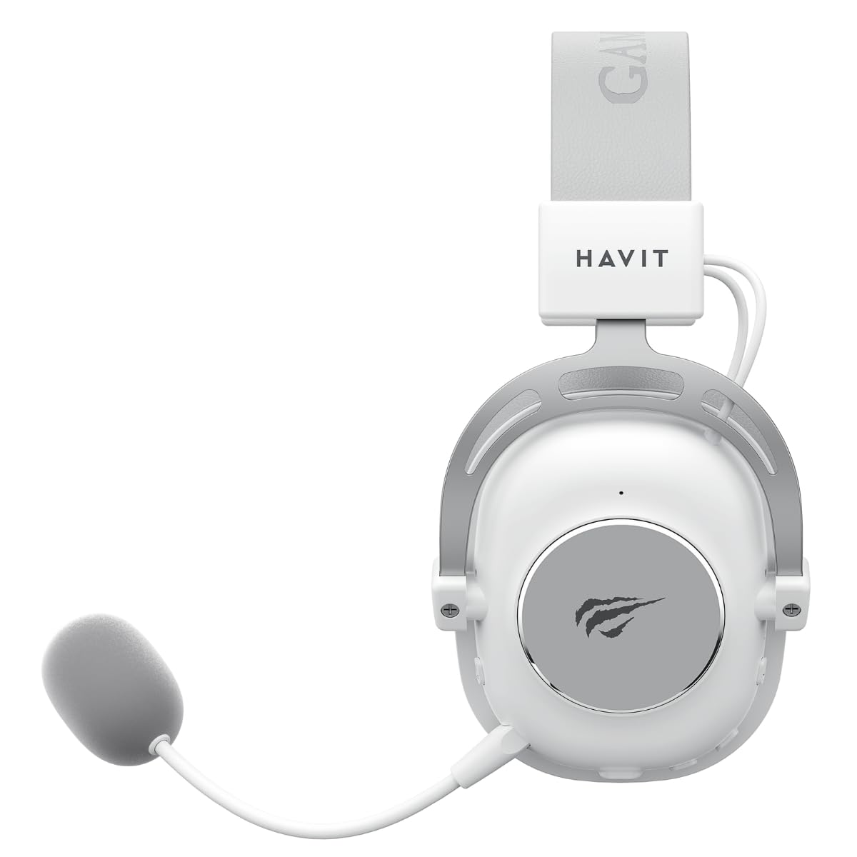 HAVIT Gamenote H2002YG 7.1 Casque de jeu sans fil avec microphone, connecteur 4 modes, 7.1, faible latence