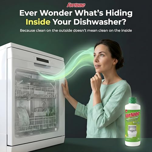 Image of Fortune Appliance Cleaner & Descaler Liquid | Removes Limescale, Odour & Residue | Safe for Dishwasher & Washing Machine | 250 ml (Washing Machine cleaner)