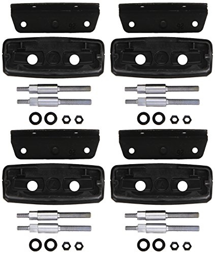 Kit che permette il fissaggio dei piedi thule per auto con punti fissi di aggancio.